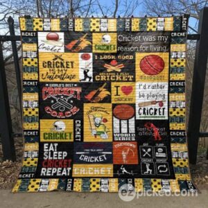 Cricket Is My Valentine Quilt Blanket Tm99  Quilt